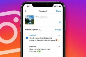 Instagram -multiple- captions
