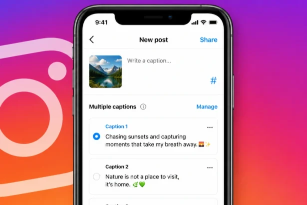 Instagram -multiple- captions