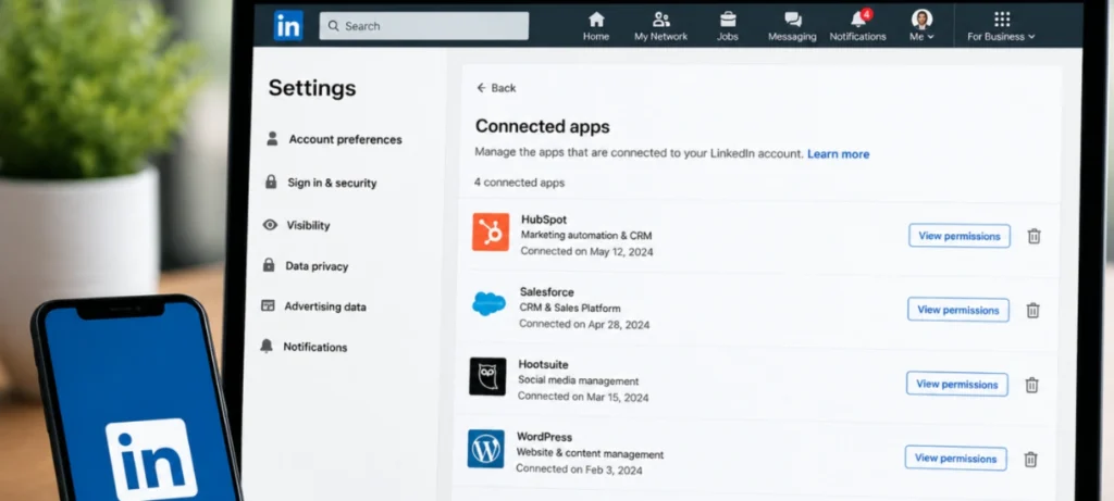 LinkedIn- Connected- Apps